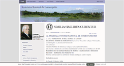 Desktop Screenshot of homeopatie-srh.ro